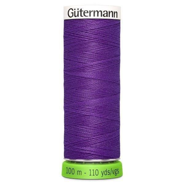 Gutermann Sew All Recycled rPET Thread 100m 392 - purple