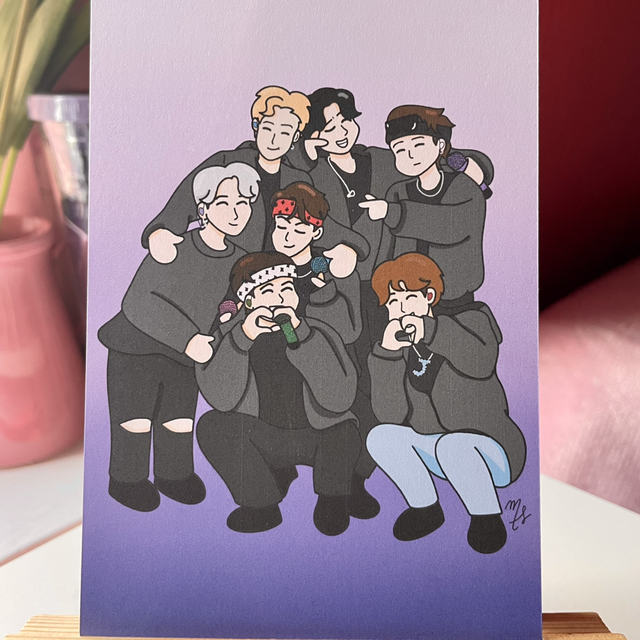 Illustration fanart BTS