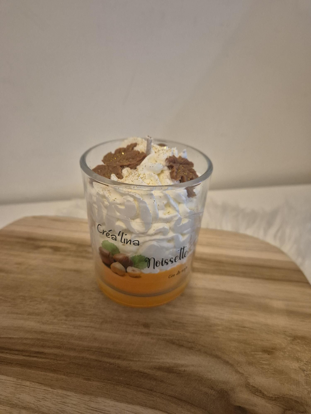 Bougie gourmande Noisette (Moyenne)