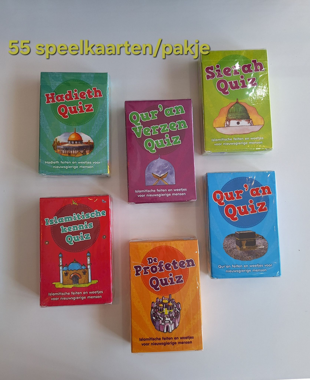 Islamitische Quiz kaarten