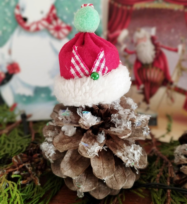 Décoration de Noël - 3 bonnets