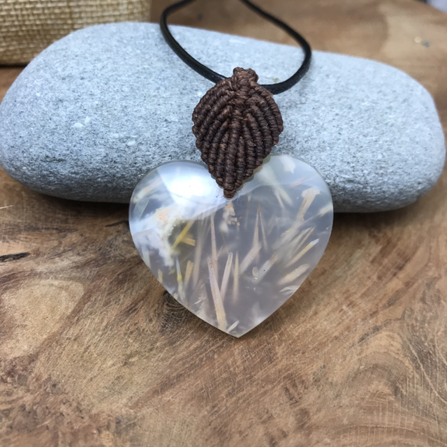 Agate à inclusions