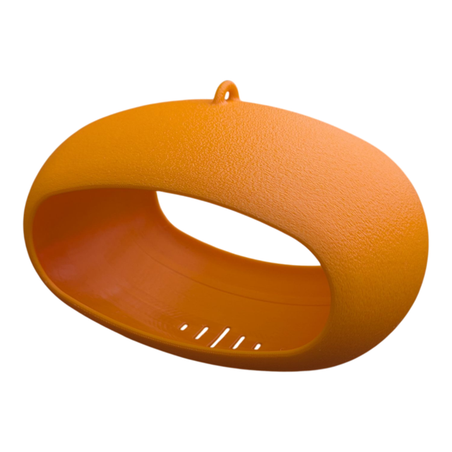 Mangeoire à oiseaux de la nature à suspendre de forme ovale