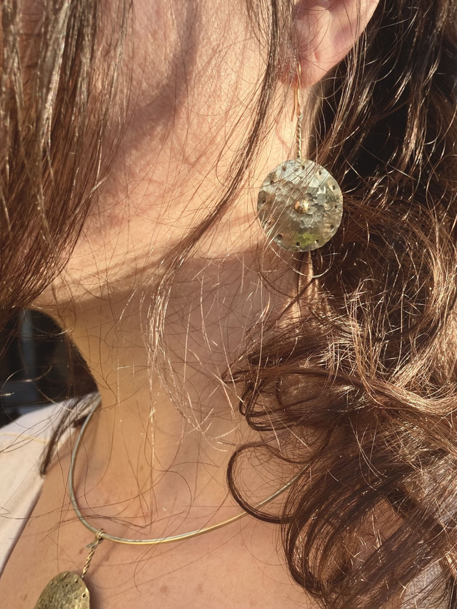 Bravigoù-skouarn laton - Boucles d&#039;oreilles en laiton