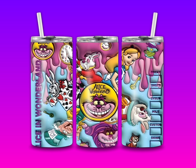 20oz tumbler with straw