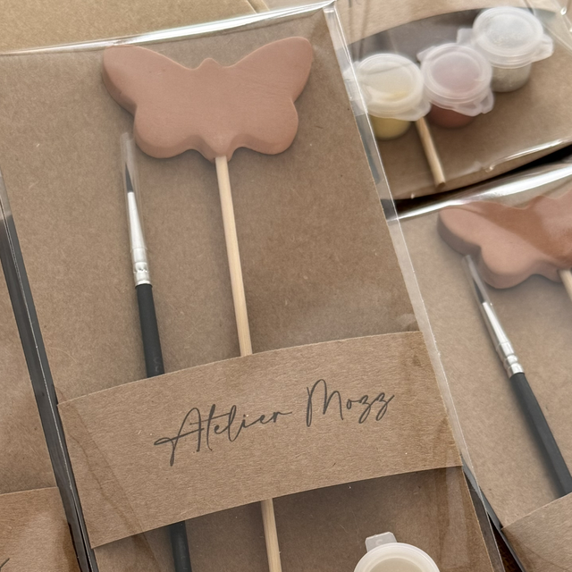 Mini Kit Peinture Papillon sur tige