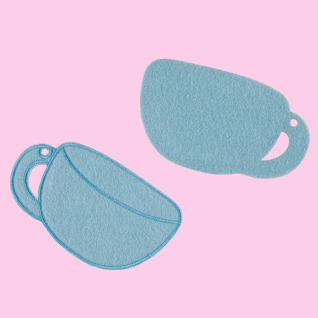 DIY Cute Cartoon Name Tag / Bag Charm - Coffee Cup