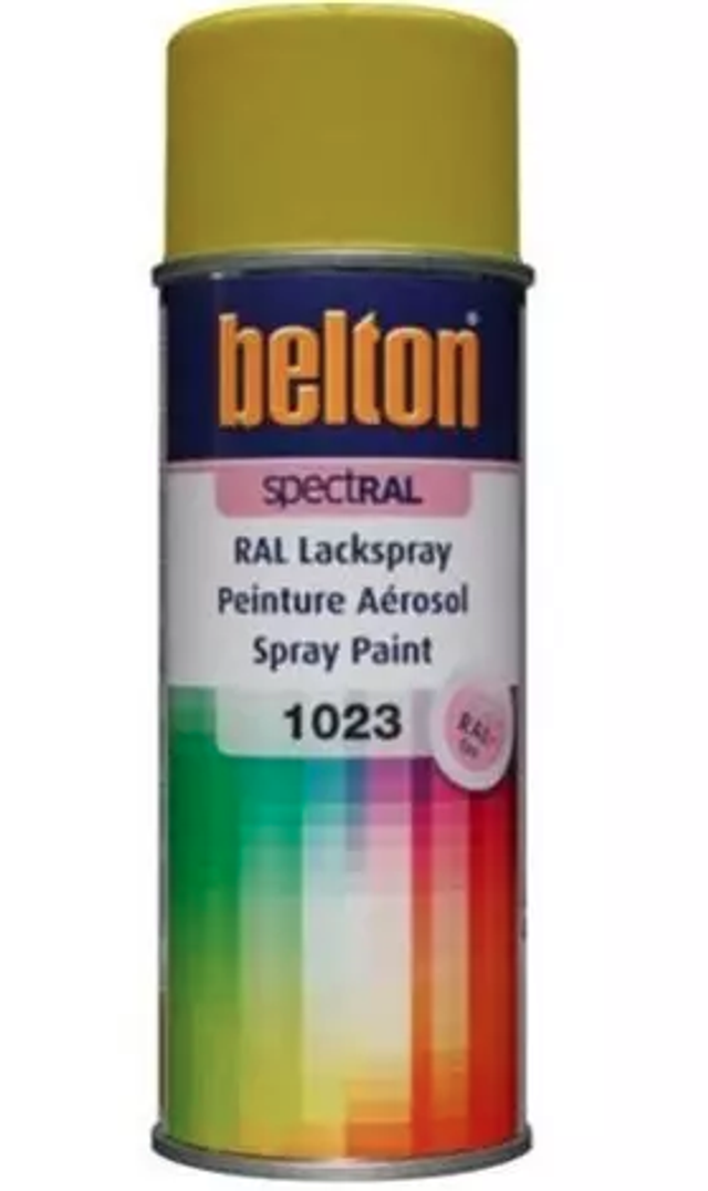 AEROSOL PEINTURE SPECTRAL JAUNE SIGNALISATION RAL 1023 en 400ml