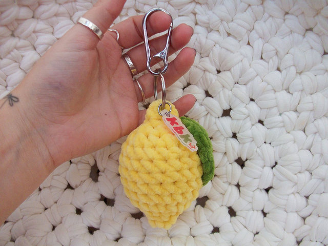 Lemon Bag Charm
