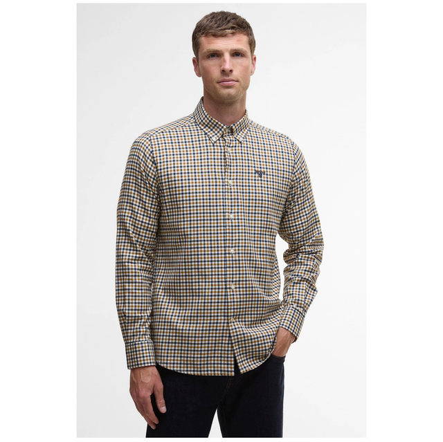 Barbour Finkle Tailored Gingham Shirt Copper 