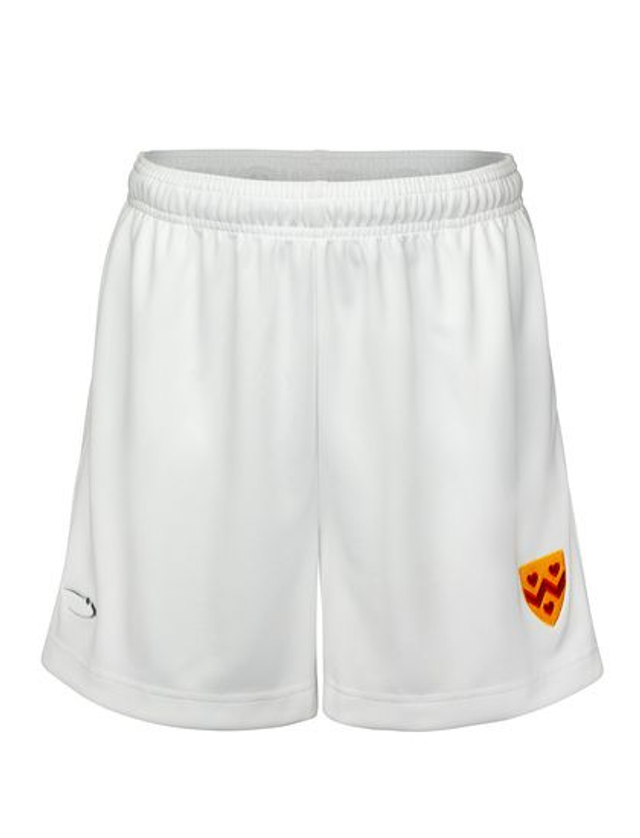 Second Hand Boys White Crested PE Shorts