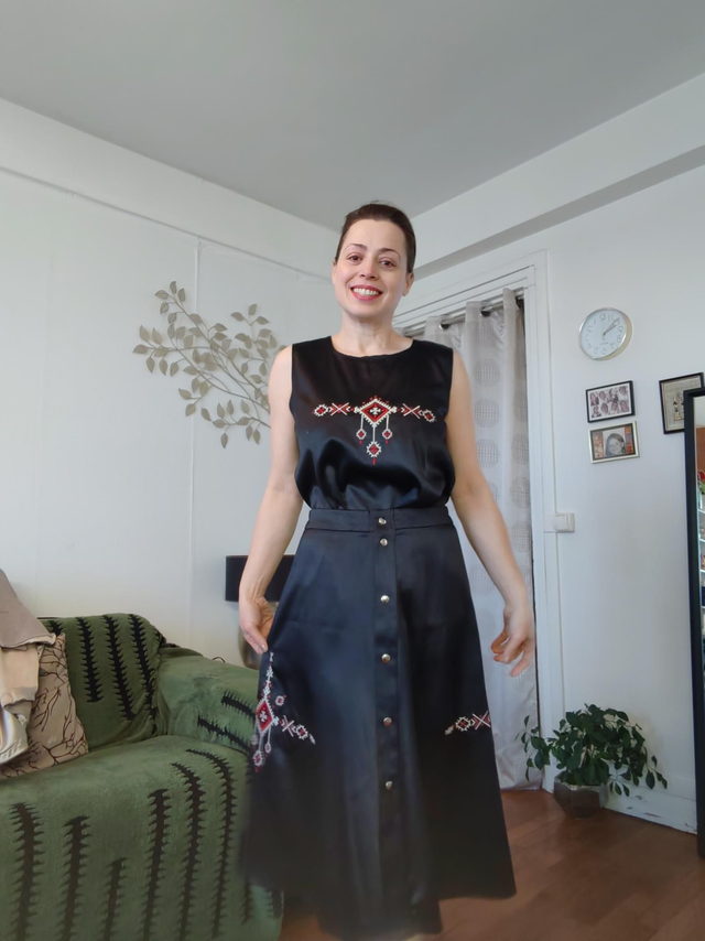 Jupe &#039;&#039; KAHINA&#039;&#039; pré-commande 