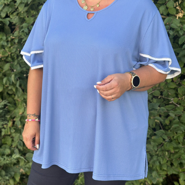 5128-Tunique côtelé 2W