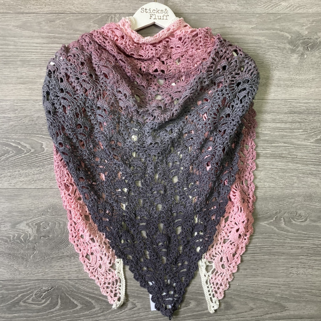'Lost Souls' - Crochet Shawl/Wrap/Scarf