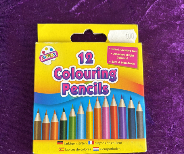 Pencils Coloured short 12 Packet