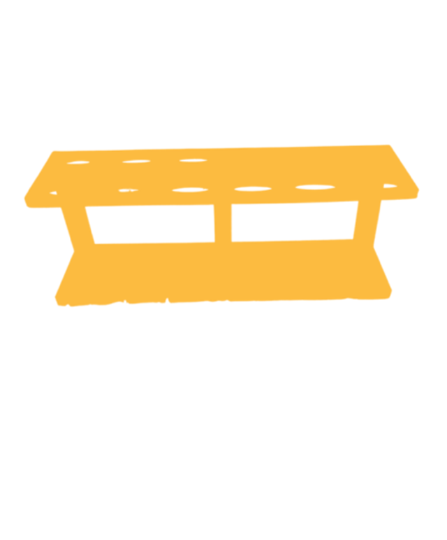 Yellow blending brush holder stand 