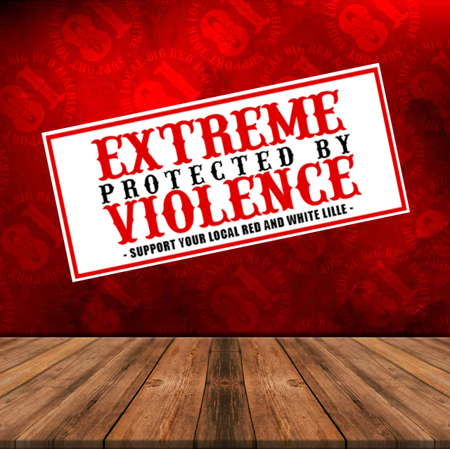 Stickers - Protected by extrême violence 