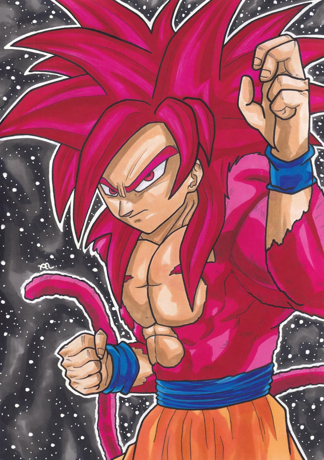 Print DB Daima - Goku SSJ4