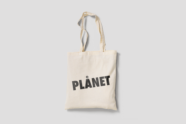 PLÅNET Tote bag (naturel)