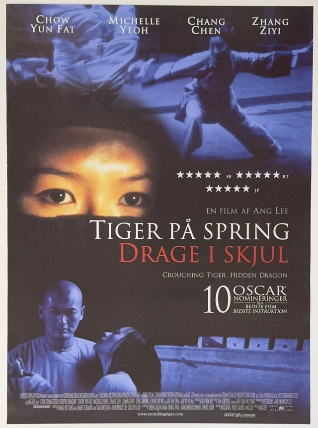 Tiger på spring, drage i skjul