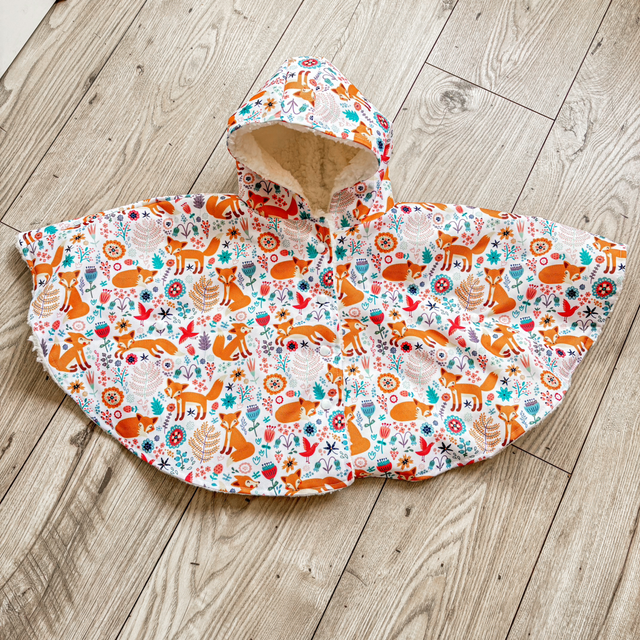 Poncho de pluie renard