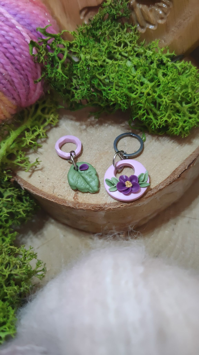 Marqueurs Fleur et feuille