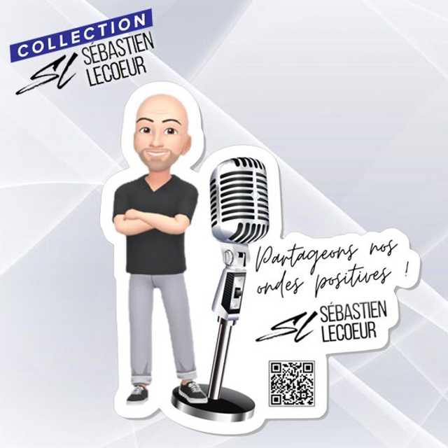 STICKER SEBASTIEN LECOEUR BLANC