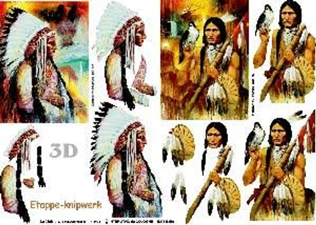 Knipvel Cowboy / Indiaan