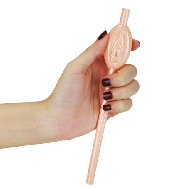 Kit com 9 Canudos Vagina