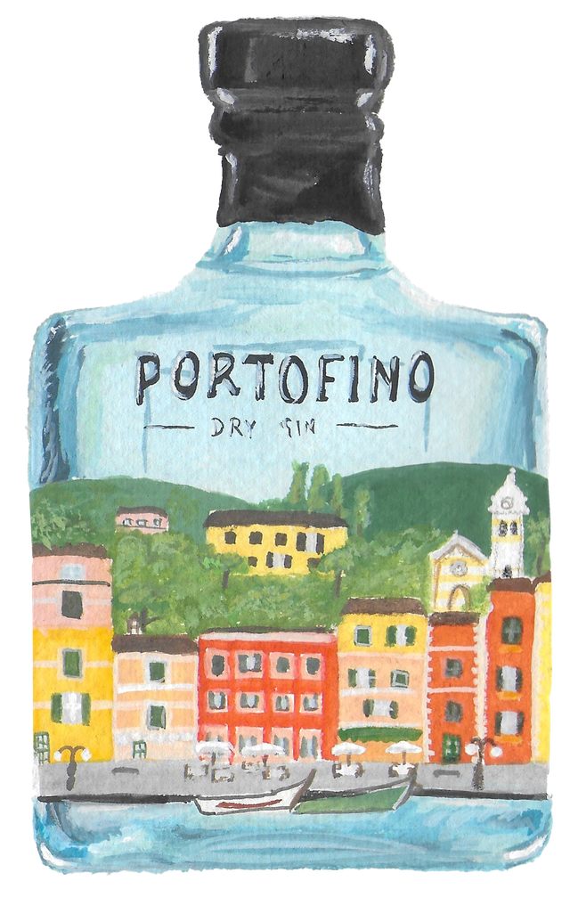 Greetings card, Portofino 