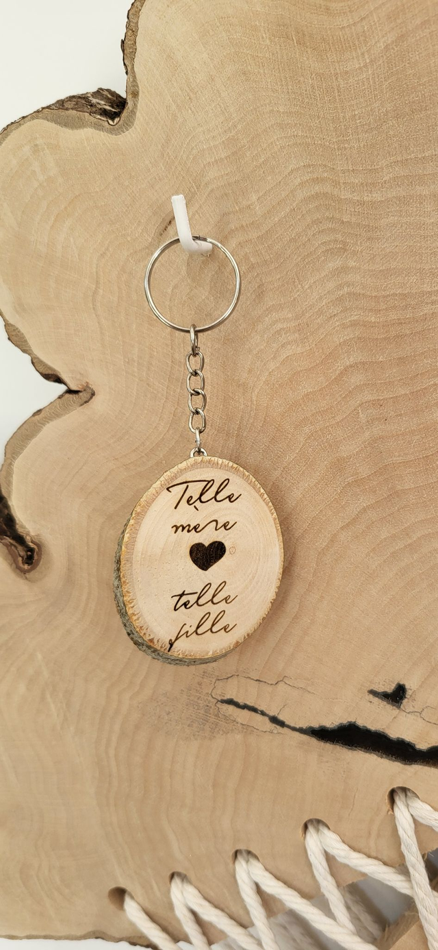Porte-clés cadeau "Telle Mère, telle Fille"