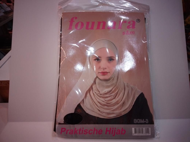Praktische hijab zwart of beige