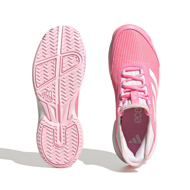 Adidas Adizero Club Junior tennis shoes Pink White 