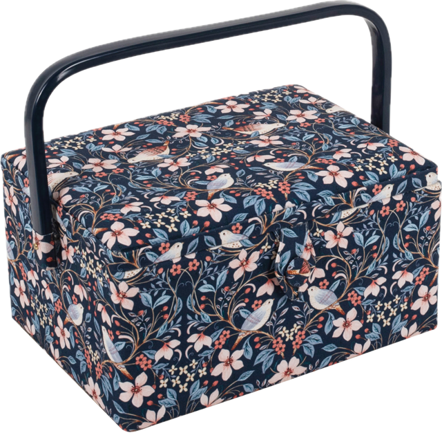 Sewing Box (M): Blossom Birds