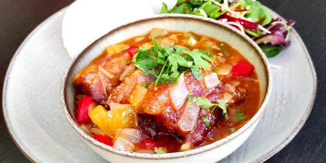 Travers de porc a la sauce aigre douce