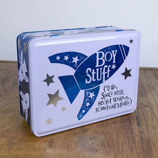 Brightside Keepsake Storage Tin – Kids &amp; General Storage Box | Multiple Designs