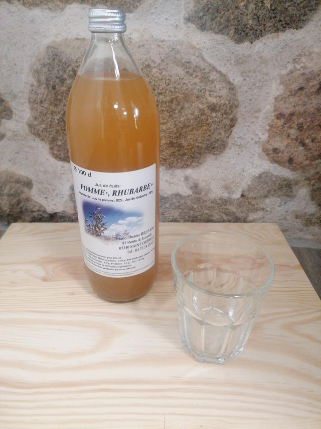 Jus de Pomme Rhubarbe 1l
