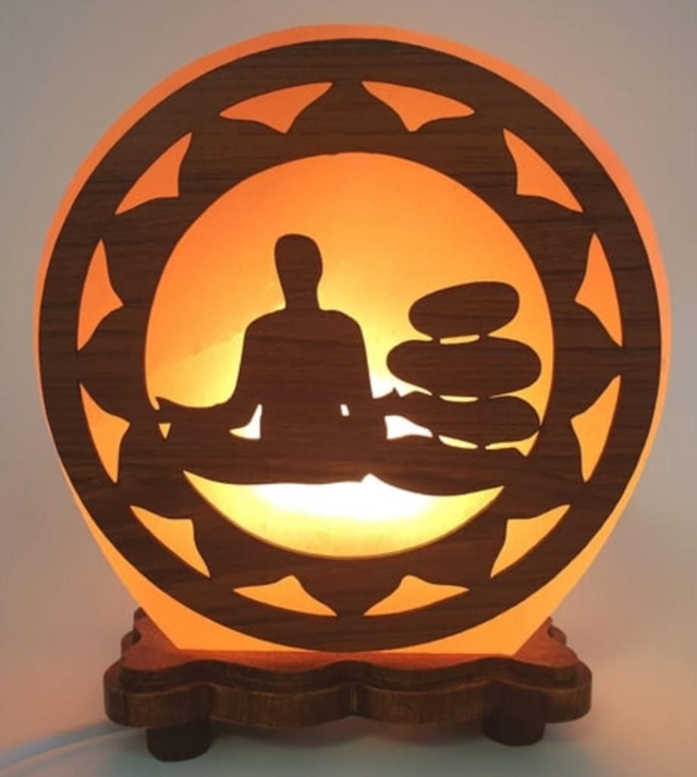 Lampe de sel zen