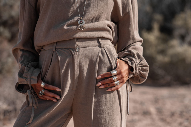 Moost Wanted  Lyvia Pants Green