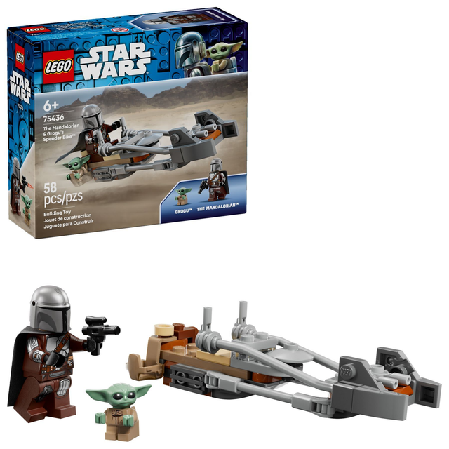 LEGO® 75436 Der Mandalorianer & Grogu auf ihrem Speeder Bike™
