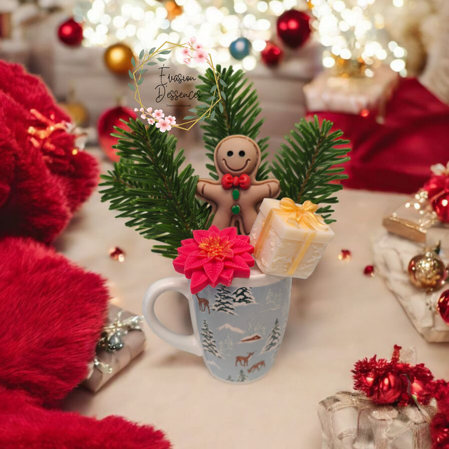 Mug de Noël parfumé Couronne de Gui