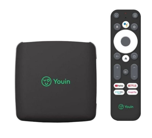 BOX ANDROID TV 4K UHD ASSISTANT GOOGLE INTÉGRÉ ET CHROMECAST BLACK