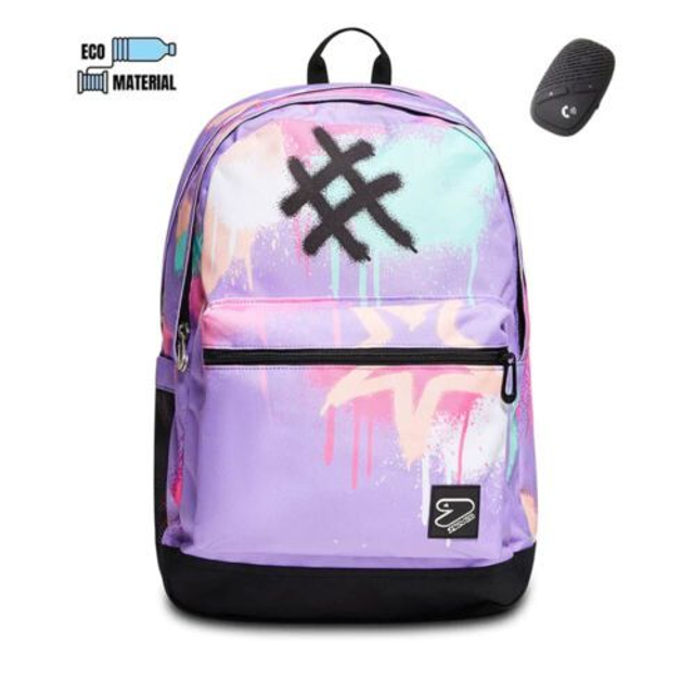 ZAINO Seven® REVERSIBILE CON DISPOSITIVO WIRELESS - THE DOUBLE MUSIC AND VIBES