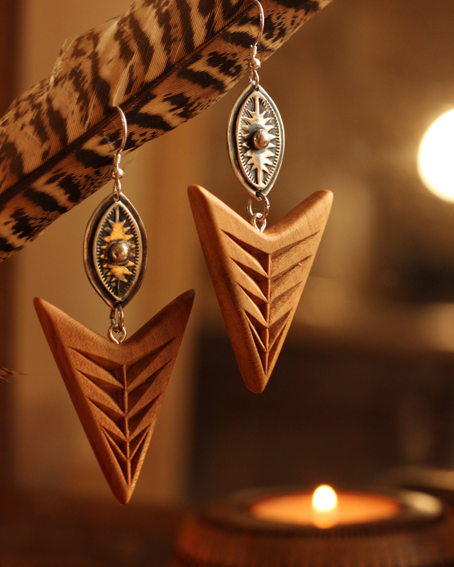 Boucle d'oreille "Sky Wind"