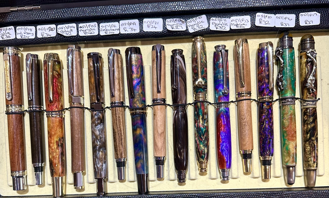Handmade Wooden and Acrylic Fountain Pens (various prices) 