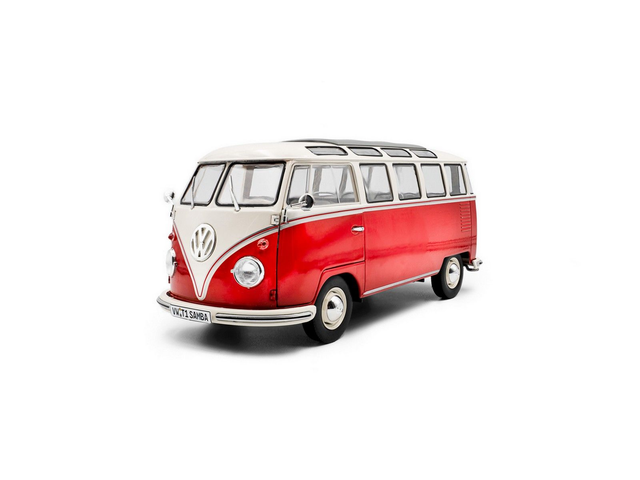 Volkswagen T1 Samba – RED / WHITE – 1962 solido S1813402 1/18