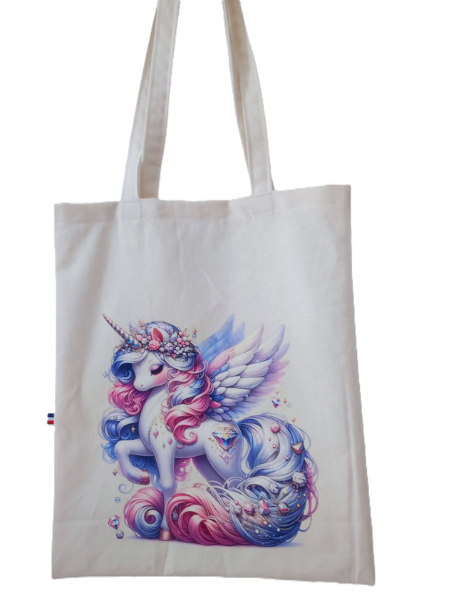 Tote bag licorne