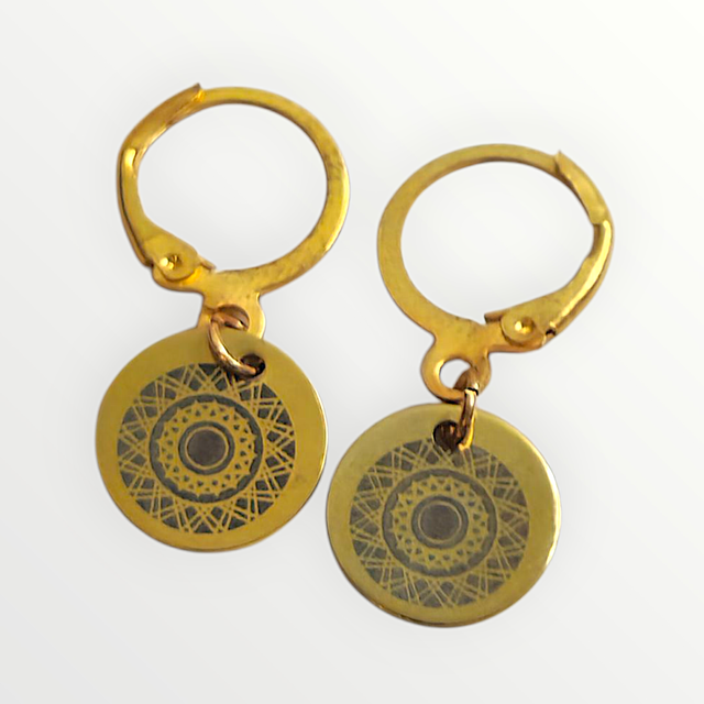 Boucles d'oreilles mandala 