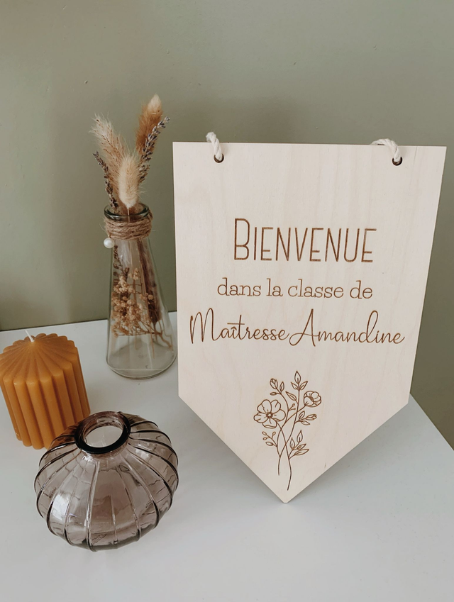 Panneau de Bienvenue Maîtresse