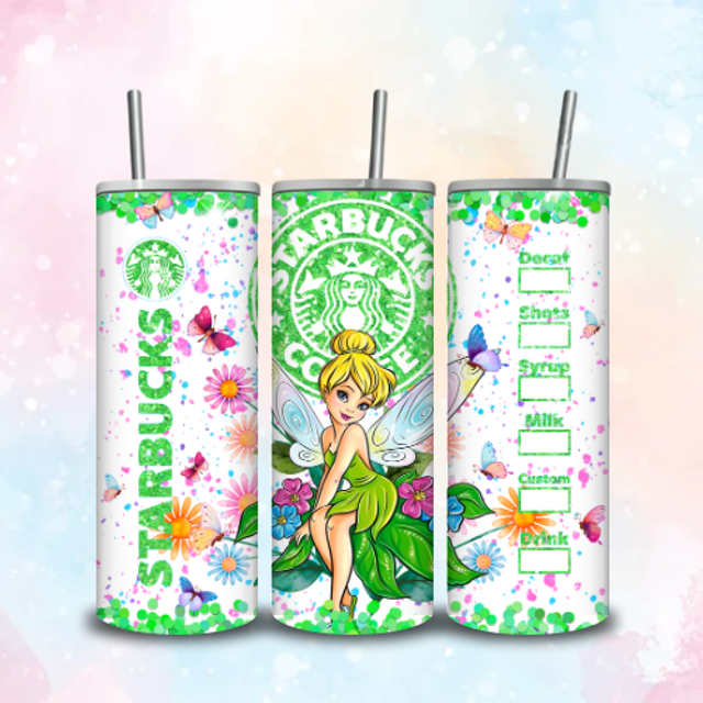 Tumbler Starbuck Paillettes Clochette 